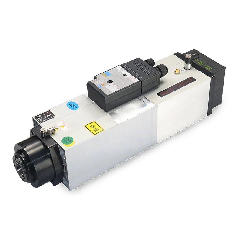

HQD 4.5kw ISO30 fan cooling air cooled atc spindle motor GDL51-24Z/4.5