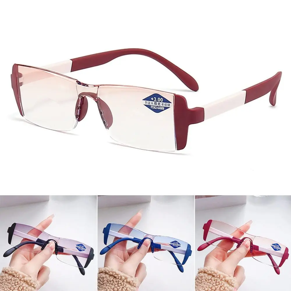 

Resin Lens Presbyopia Eyeglasses Anti Glare High-definition Computer Eyeglasses Anti Blue Light +1.0~+4.0 Reading Glasses