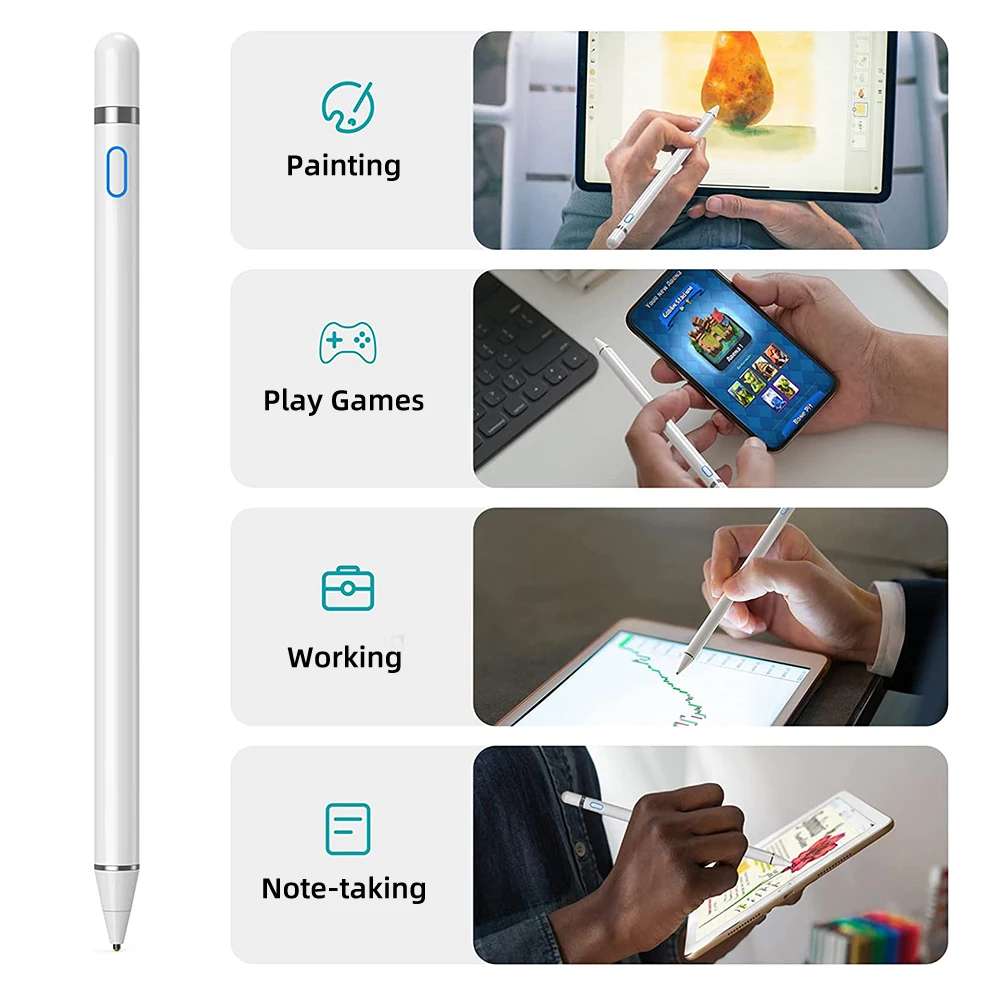 Для iPad карандаш стилус для Apple сенсорная ручка телефона Pro Samsung Huawei Xiaomi планшета