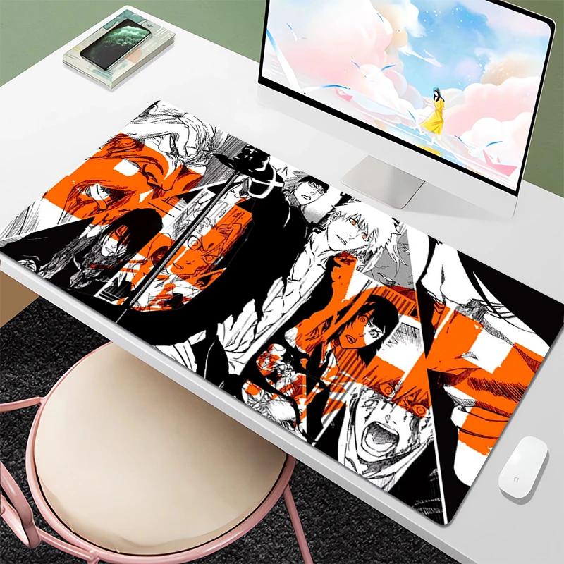 

Bleach Mouse Pads Pc Accessories Gaming Keyboard Pad Mouse pad Gamer Girl Table Cushion Deskmat Mousepad Anime Computer Desk
