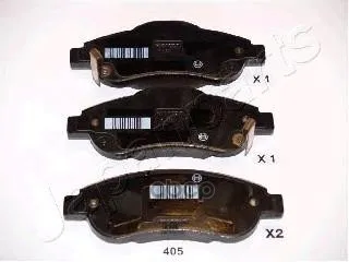 PA-405AF_колодки дисковые передние!\ Honda CR-V 2.0/2.4/2.2D 06 JAPANPARTS арт. PA-405AF |