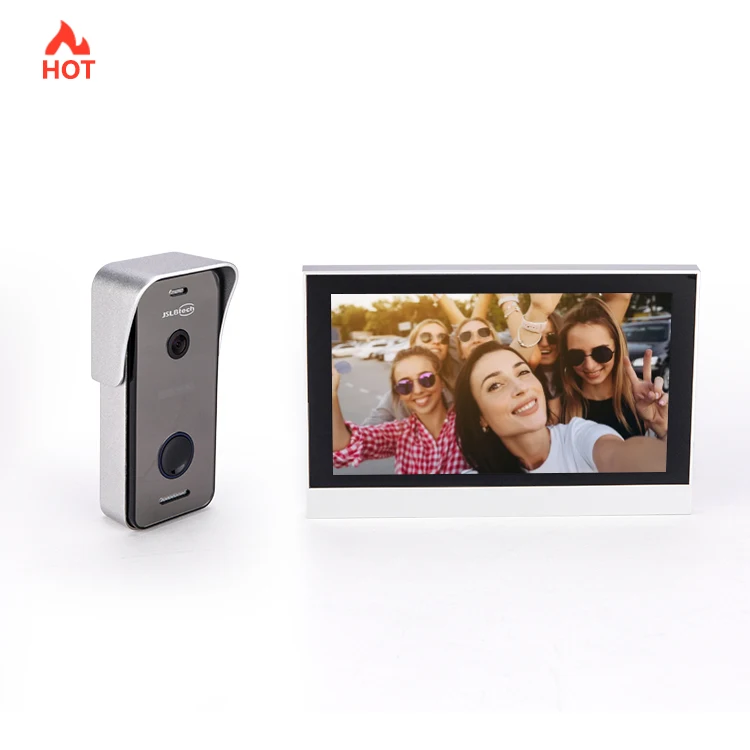 

Smart Video Doorphone 1080p Resolution 7 inch TFT Door Bell Camera Wifi Video Doorbell Wireless Video Intercom