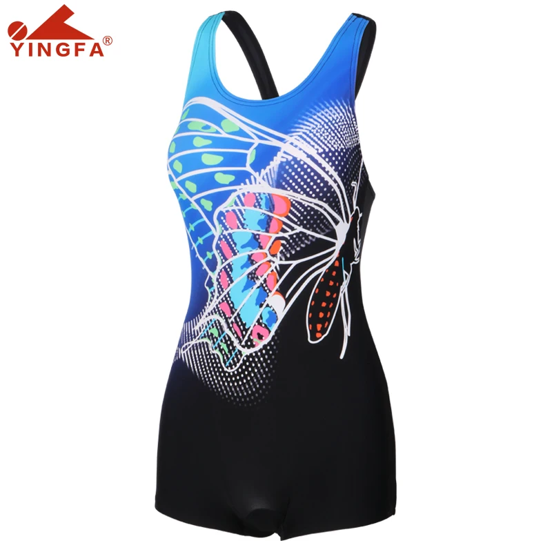 Yingfa ספורט בגד ים מקשה אחת 2022 תחרות בגד ים נשים טלאי בגד ים נשים מירוץ אפוד מכנסיים קצרים בגד ים