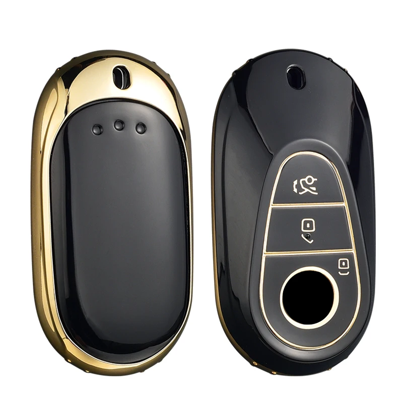 

Мягкий ТПУ чехол для автомобильного брелка для ключей подходит для Mercedes Benz S C Class S400 S450L C200l C260l