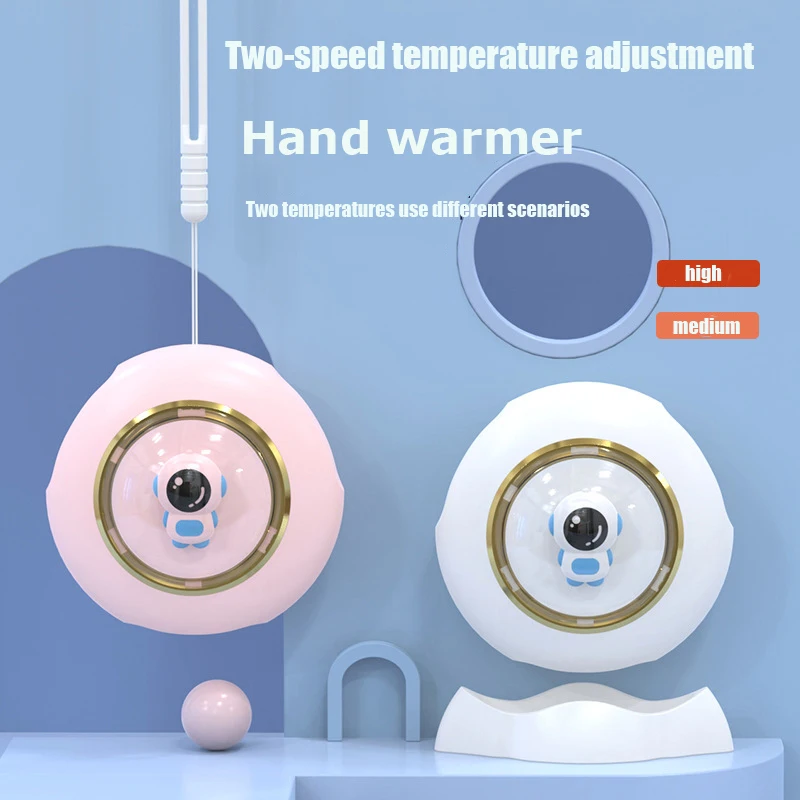 

Astronaut Mini Hand Warmer Portable Usb Fast Charging Hands Warmer Winter Heating Night Light Warm Boys Girls Heater Warmers
