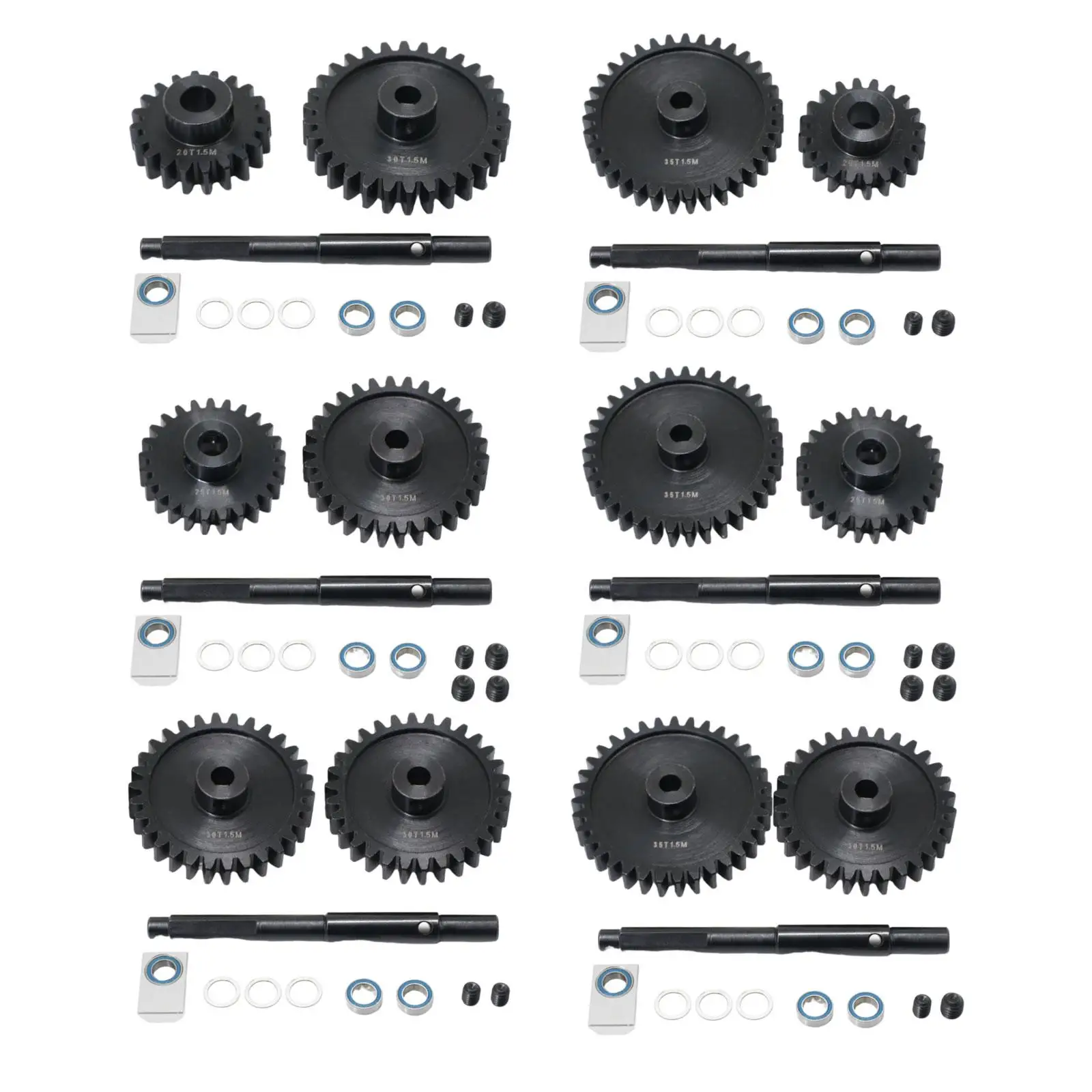 

Hardened Steel Motor RC Upgrade Part Modification Motor Gear Sets for Xrt 1:5 RC Car