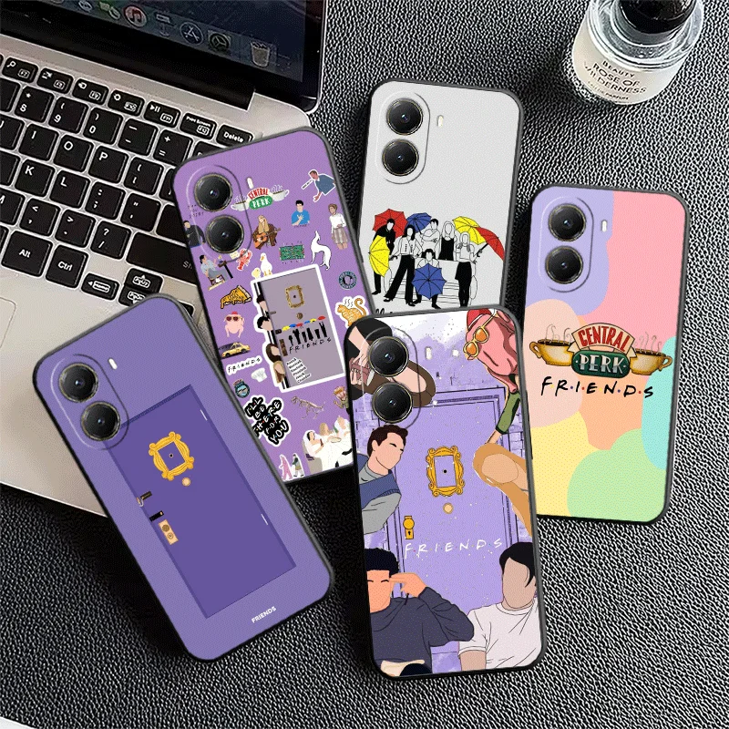 Фото Мягкий чехол для телефона с тематикой сериала «Друзья» для Xiaomi Poco X5 X6 X7 X8 Pro Max X3 F7 F8 Ultra M8 M7 M6 M5 Redmi 15 15C 14C 13C 12C X4 №1