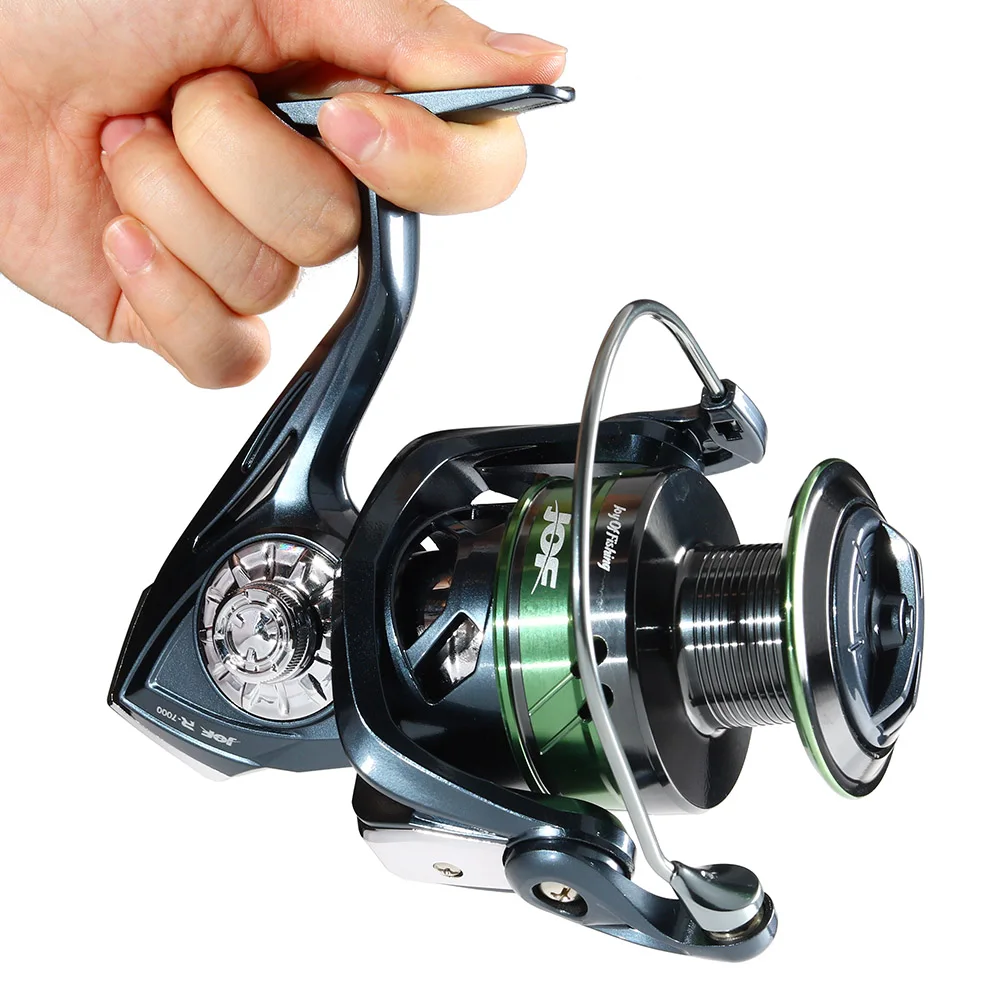

JOSBY 2023 New Popular Fishing Reel 2000-7000 Spinning Reel Metal Spare Spool Saltwater Reel Fishing Accessories Carp Reel