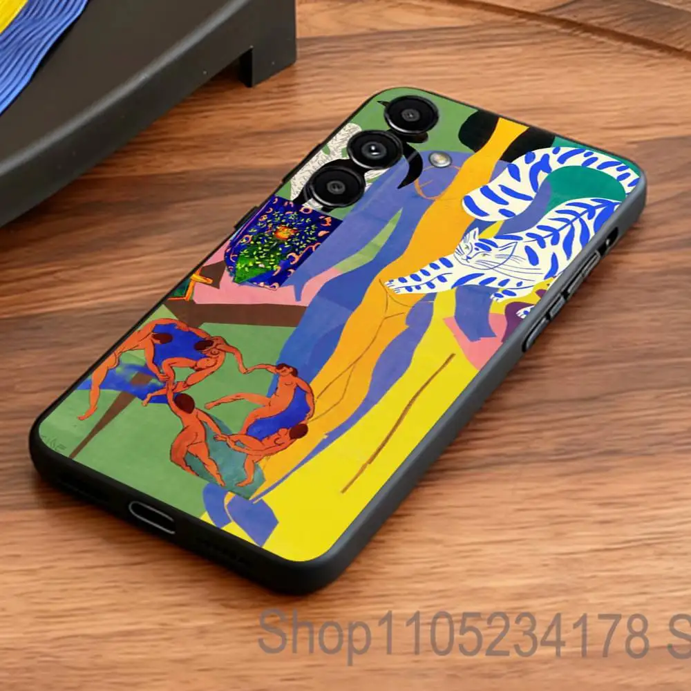 Фото Чехол для телефона H-Henri M-Matisse Art PaI для Samsung S series s21 s22 s23 s24 s25 S26 FE Plus Ultra, мягкий, приятный для кожи, из ТПУ №5
