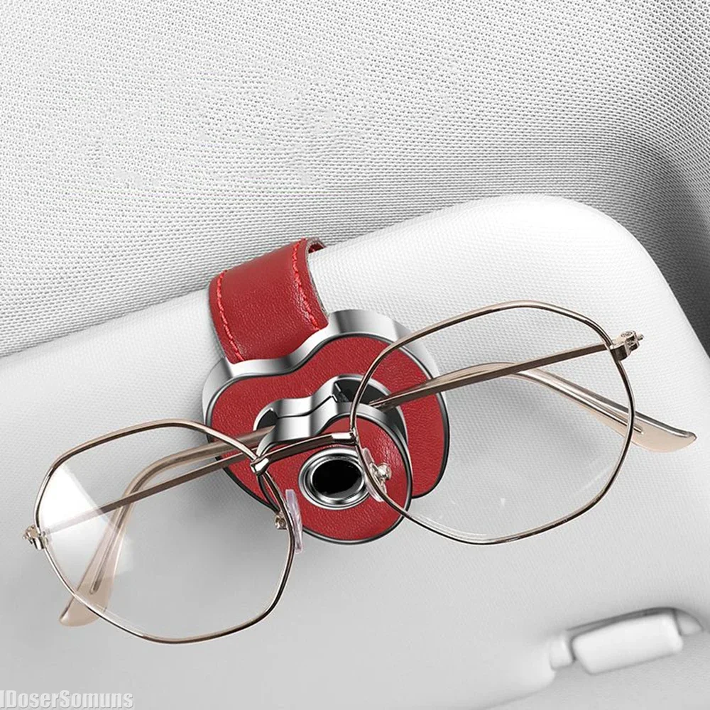 Футляр для хранения солнцезащитных очков автомобильный зажим козырек стойка