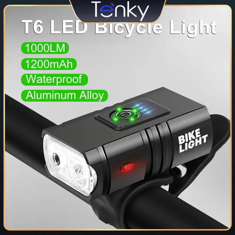 

Фонарик для передней и задней фары велосипеда, 6 режимов