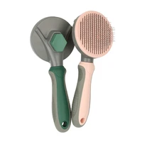 automatic pet hair remover cat massager grooming special needle combing cat self cleaning brush lint removal slicker products