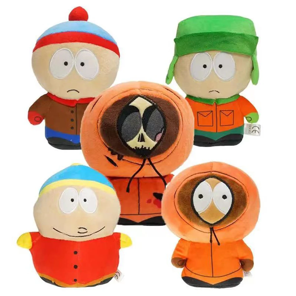 

18cm Southpark Game-Doll Stan Kyle Kenny Cartman Kawaii Cartoon Plush Dolls Boy girl Gifts for children