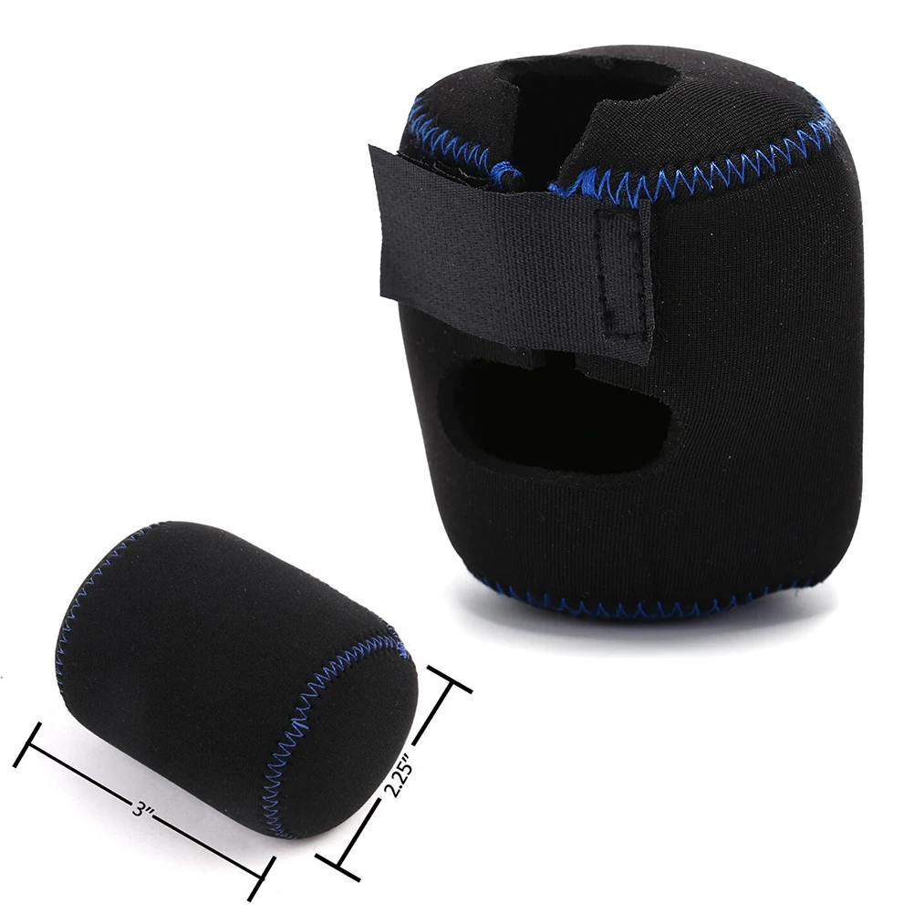 

Casting Reel Case Protective Cover Fishing Reel Bag Fishing Wheel Tackle Equipment Storage Bag Black 5.7x7.5cm