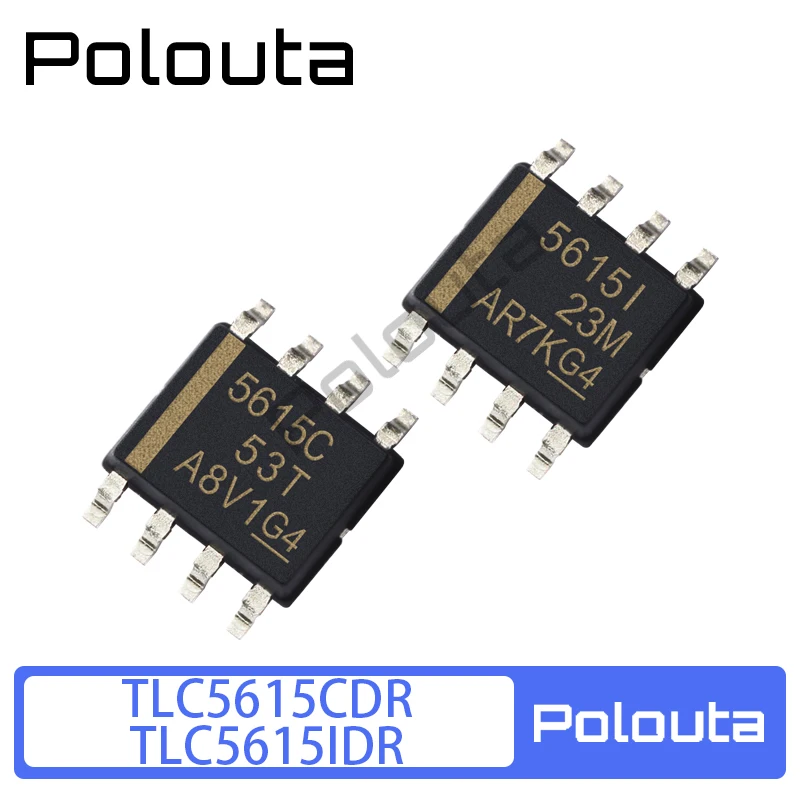 TLC5615CDR tlc5615atv TLC5615 SOP-8 цифро-аналоговый преобразователь Polouta