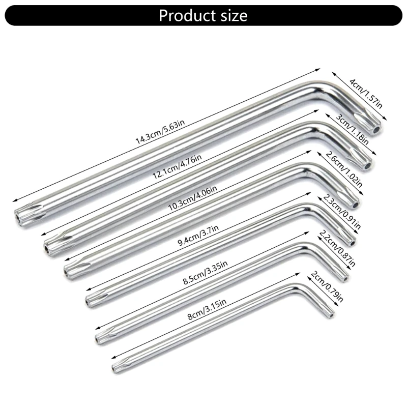 L-образный шестигранный ключ сверхмощный стальной инструмент для ремонта