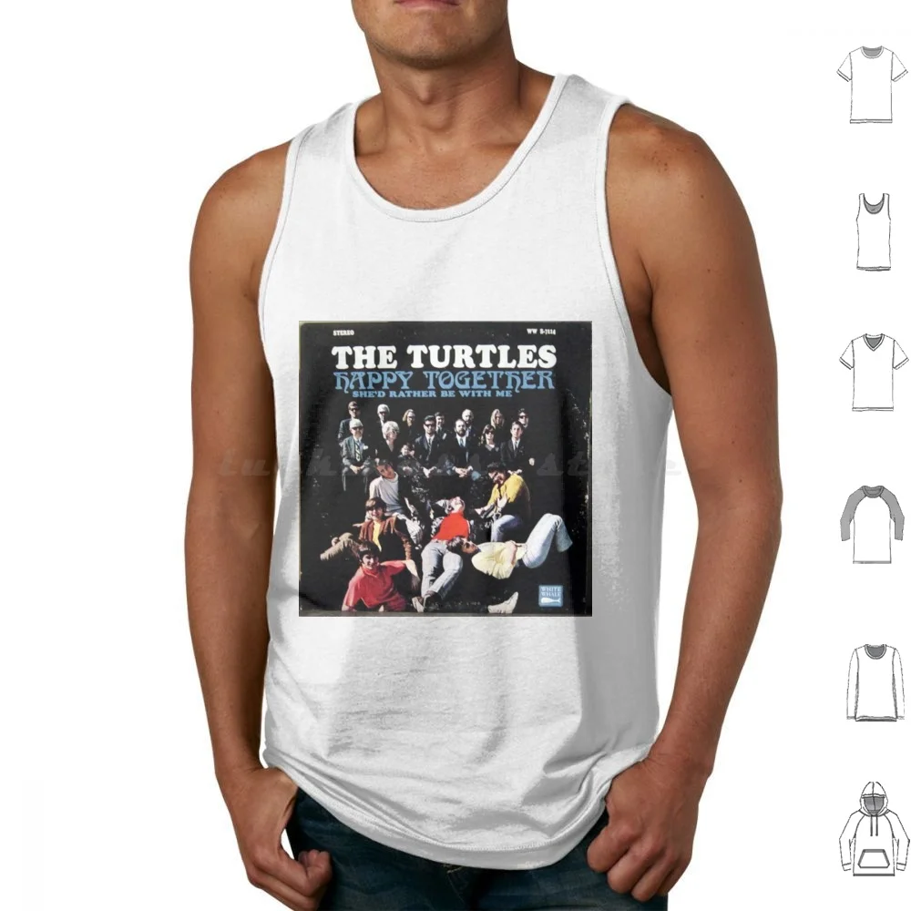 

The Turtles , Happy Together , 60'S , Pop , Rock Tank Tops Vest Sleeveless The Turtles Happy Together 60S Pop Turtles