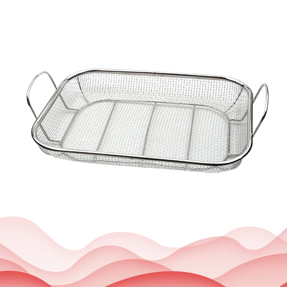 

Stainless Steel Grill Basket, Grill Vegetable Basket Barbecue Veggie Basket for Home Kitchen Restaurant