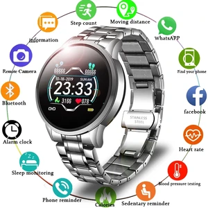 LIGE 2022 New Smart Watch Men Heart Rate Blood Pressure Information Reminder Sport Waterproof Smart  in Pakistan