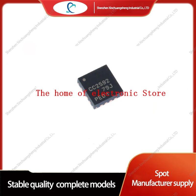 

10PCS CC2592RGVR CC2592 RF Front End 2.4GHz ISM 16-VQFN (4x4)