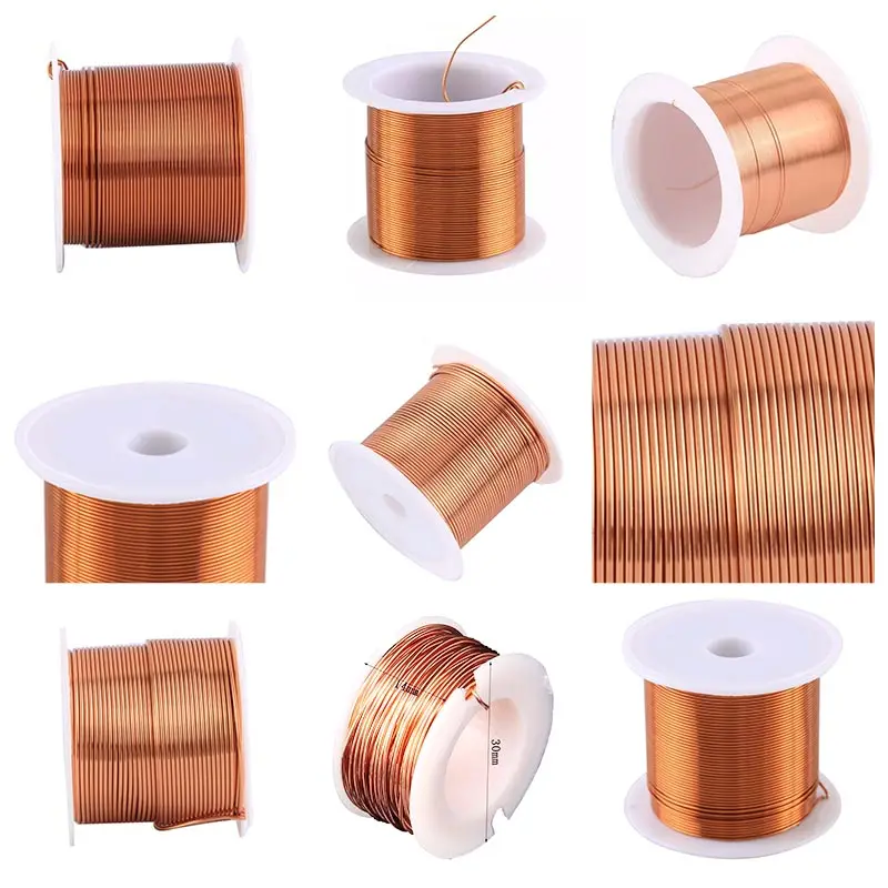 

50M Enamelled Copper Wire Pure Copper 0.1-3.0mm Coil Winding Wire For Making Electromagnet Motor Copper Enameled Wire 10m 20m