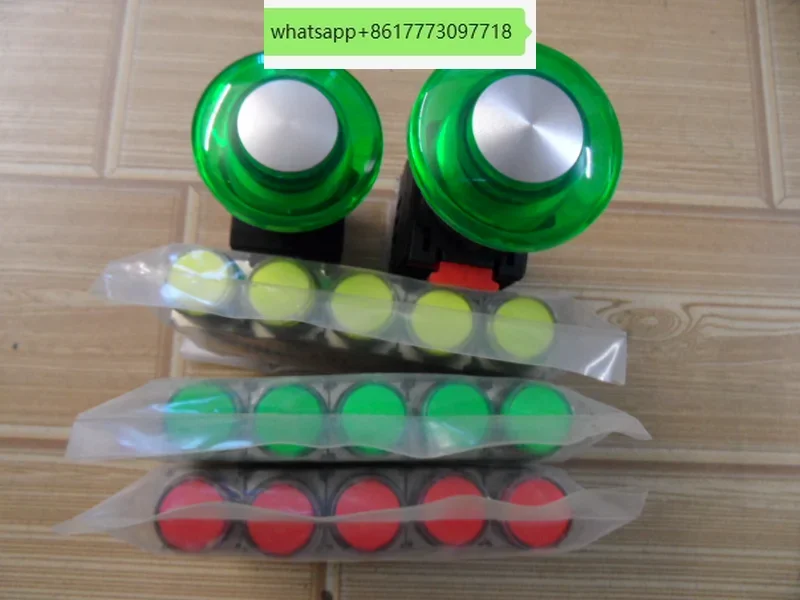 5 шт. ONPOW Китай красная волна LAS1-B 12 мм LAS0-K 40 переключатель грибная кнопка круглая