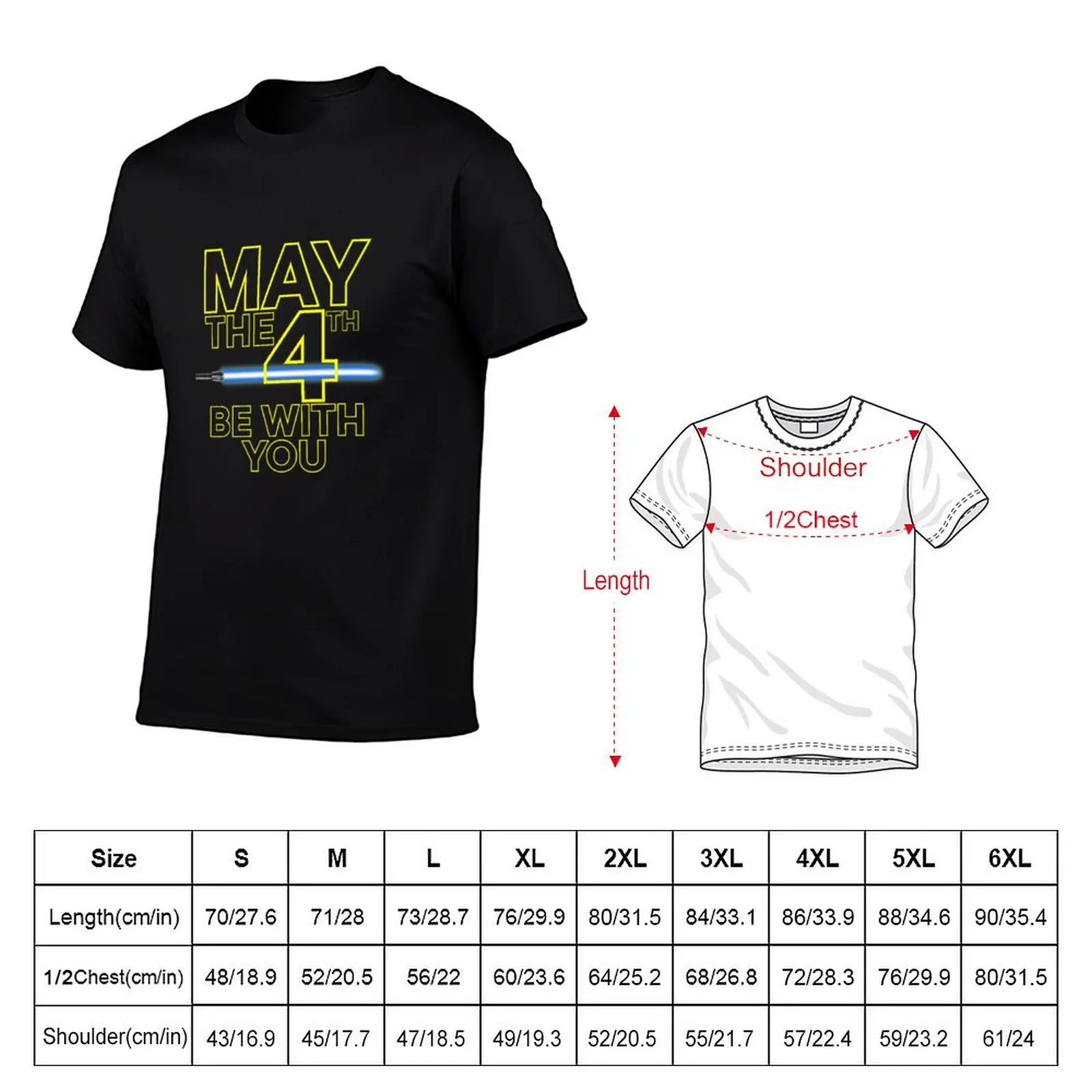 Футболка с короткими рукавами для работы на открытом воздухе May The 4th Be With You Blue Light Saver Fight (art.: 3920dbee66ce6) - 3920dbee66ce6
