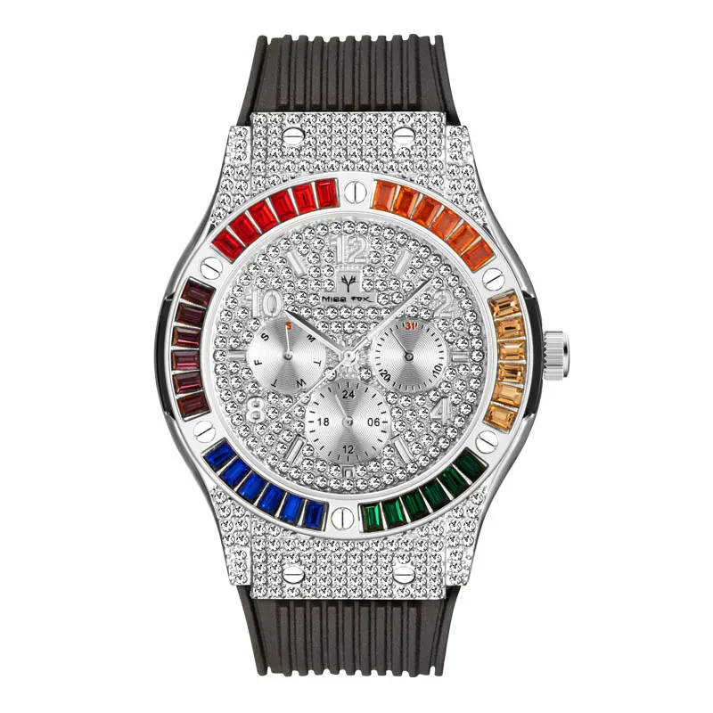 

Men's Watch Luxury Brand Fashion Business Gold Clock Date Waterproof Hip Hop Quartz Watch Men's Relogio Masculino 2022 NEW