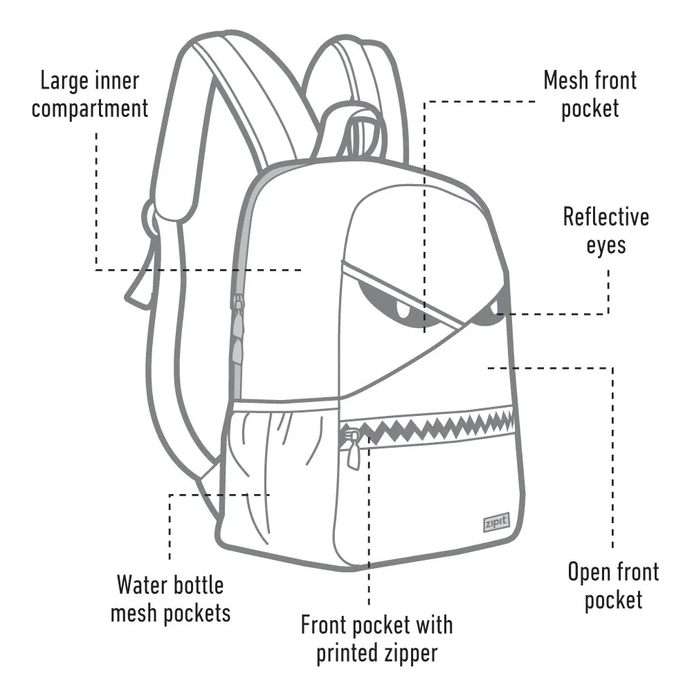 Backpack for Boys, Elementary School & Preschool Bag for Kids, Sturdy & Lightweight (Clear)