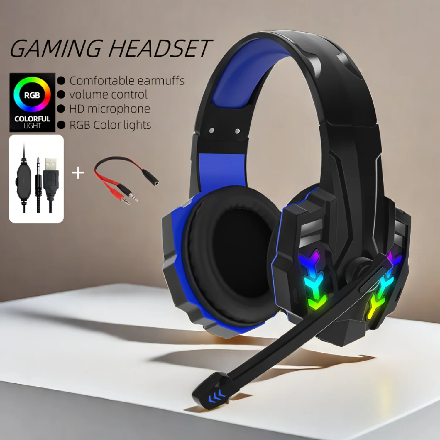 Игровая гарнитура IN-922: Immerse Yourself in Superior Audio с микрофоном совместимостью ПК и