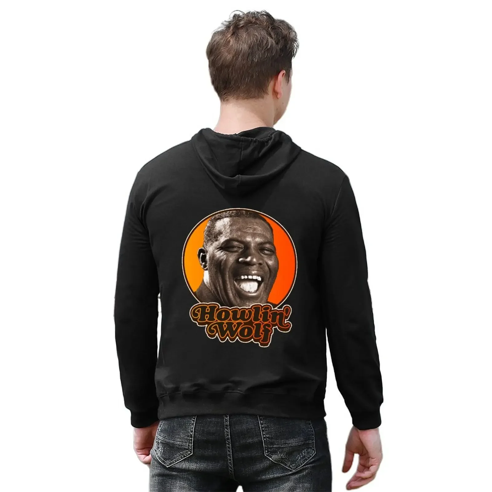 Ретро Howlin Wolf Tribute Толстовка мужское пальто осенние новинки осенняя мужская одежда аниме толстовка (art.: 3920d2d2cbb1e) - 3920d2d2cbb1e