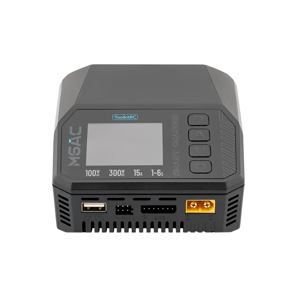 ToolkitRC M6AC 30A DC 300W / AC 120W Smart Charger for 1-6S Lipo Battery