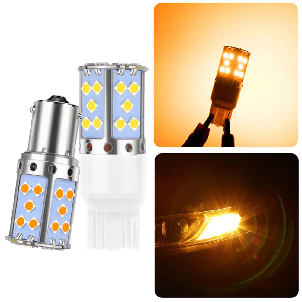 

Лампа светодиодная P21W 1156 BA15S PY21W BAU15S 35SMD, 1 шт