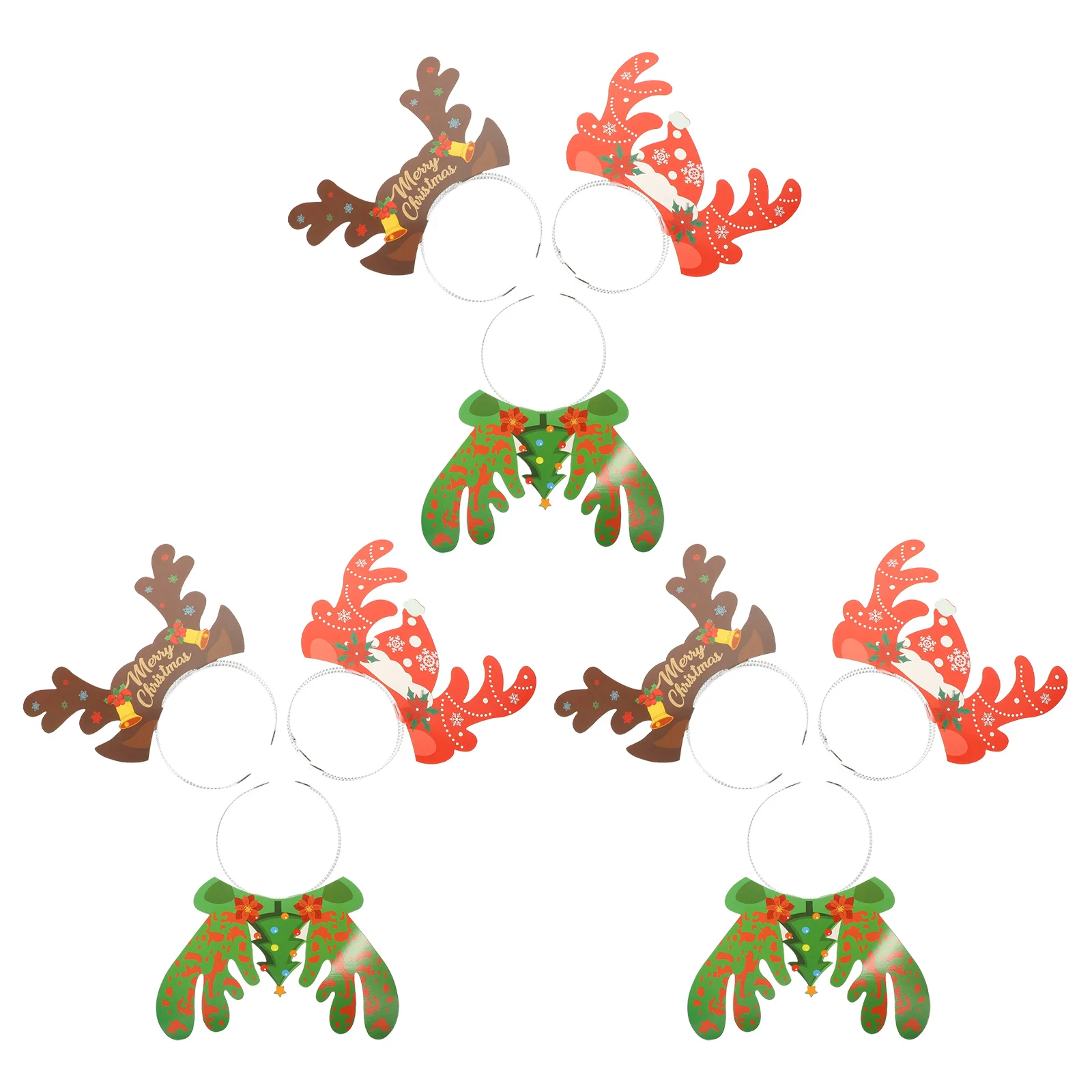 

9 шт., Новогодняя повязка на голову с рогами