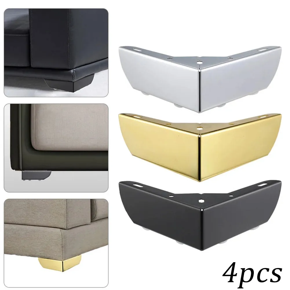 

4pcs Heavy Load Bearing Furniture Legs Metal Cabinet Feet Triangle Sofa Cabinets Tables Legs DIY Home Hardware Accessory