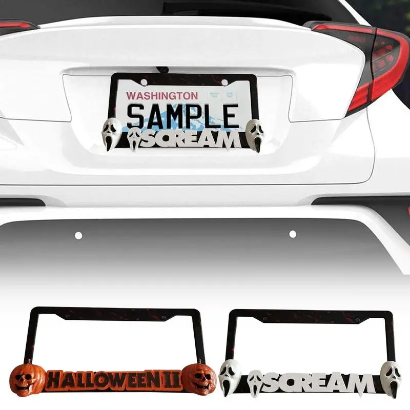 

Универсальная рамка номерного знака на Хэллоуин, устойчивая к атмосферным воздействиям, простая в установке стойка из алюминиевого сплава,...