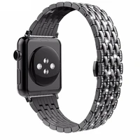 stainless steel diamond strap for apple watch band 44mm40mm 45mm 41mm iwatch series 7 6 5 4 se 42mm38mm wrist correa bracelet