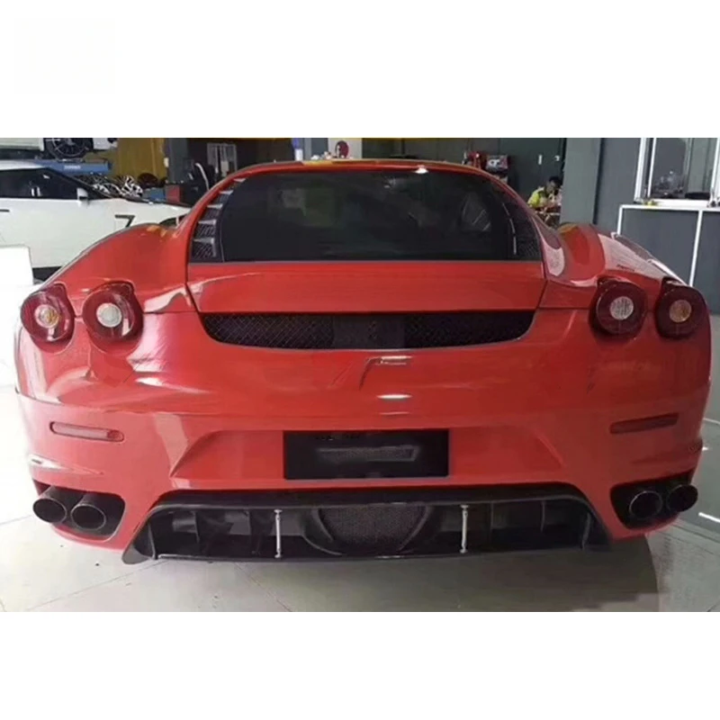 Фото Подходит для Ferrari F430, модель Harman, карбоновый задний бампер, диффузор, нижняя накладка, модификация. №4