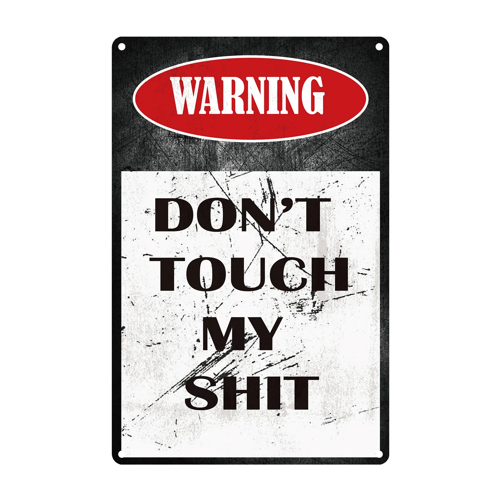 Винтажная жестяная картина Не трогай спринт изделия из металла украшение стены