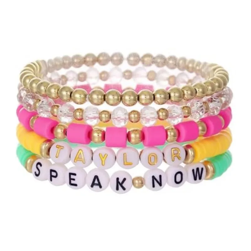 Браслеты дружбы Эра 5 шт. для любителей музыки Бесстрашная репутация дружба герши