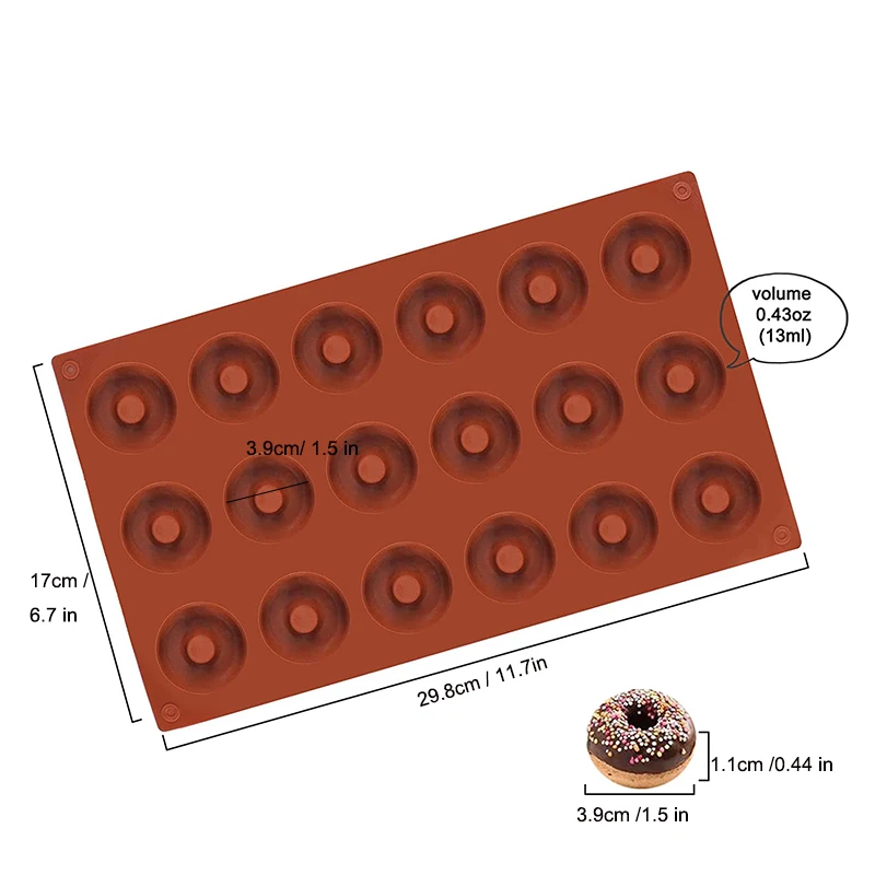 

Мини-пончики, силиконовые формы для мармеладных конфет, фруктовая петля, форма для хлопьев, кольцо, кастрюли для пончиков для шоколадной свечи, мыла, воска, изготовление расплава