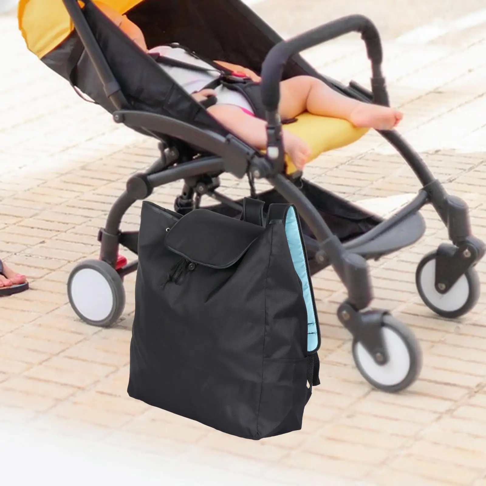 

Stroller Backpack Lightweight Portable Sturdy Easy Carrying Multifunctional