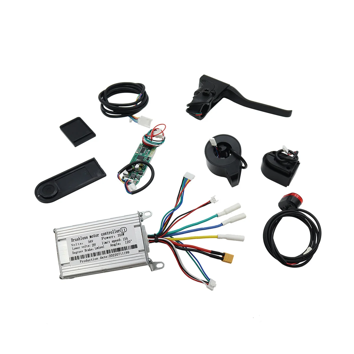 

36V 350W Controller with Dashboard Kit for M365 Electric Scooter Speed Controller Support Bluetooth Device APP