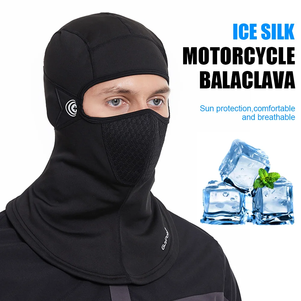 

Winter Warm Motorcycle Balaclava Face Mask Fleece Lining Windproof Breathable Full Face Cover Hat Neck Protector Helmet Mask