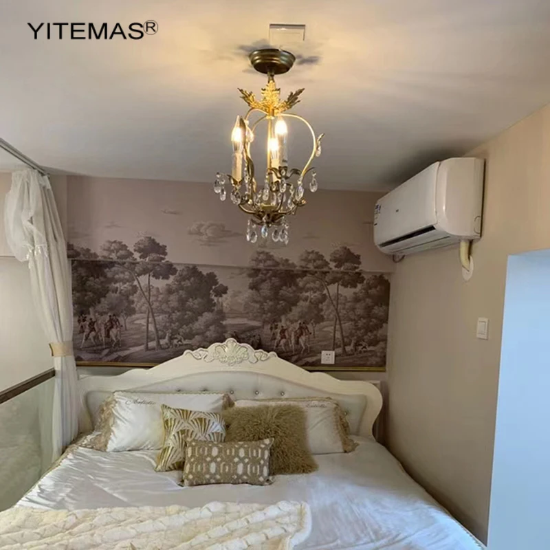 Люстра YITEMAS 9194 винтажное золото