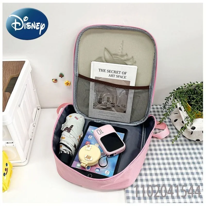 Disney Schoolbag Kindergarten Backpack Cartoon  Frozen Unicorn Mermaid Waterproof Lightweight Load Reduction Shoulder Bag