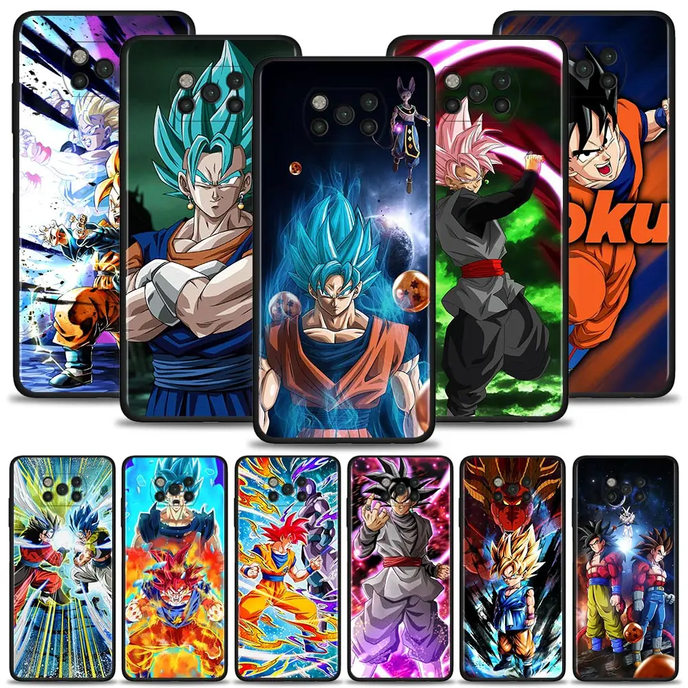 

Cool Dragons Ball Son Goku Anime Phone Case For Xiaomi POCO X3 NFC M3 M4 pro 12 12X 11T 11 10T Lite 10T Pro 9T Cover