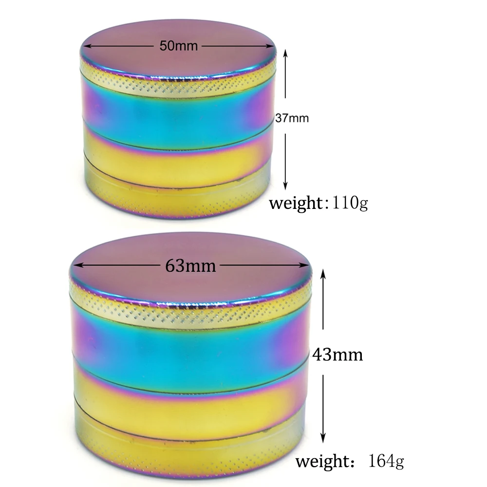 10 шт. дробилка для трав и табака 63 мм |