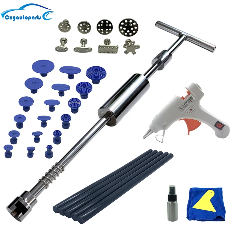 Набор для удаления вмятин в гараже комплект ремонта 18 присосок без покраски |