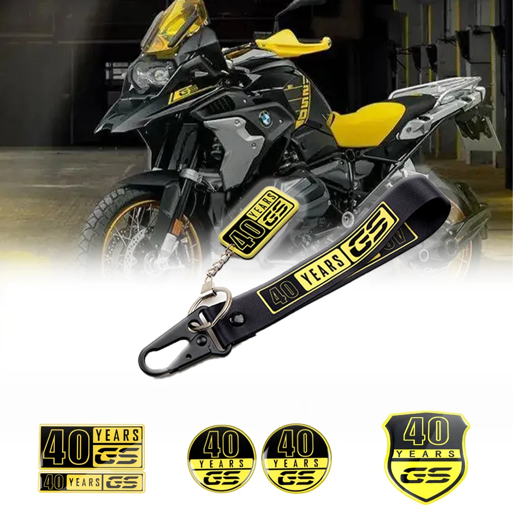 

R1250GS 40 лет GS брелок для ключей для R1200GS G310GS F850GS F800GS F700GS F650GS мотоциклетная цепочка для ключей 40 GS стикер